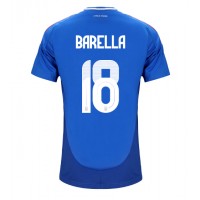 Echipament fotbal Italia Nicolo Barella #18 Tricou Acasa European 2024 maneca scurta